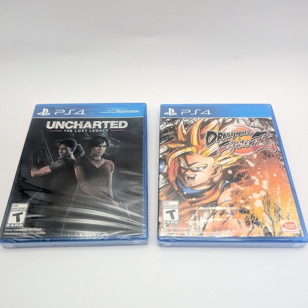 Uncharted: The Lost Legacy & Dragon Ball Fighter - Playstation 4 - PS4 New NIB